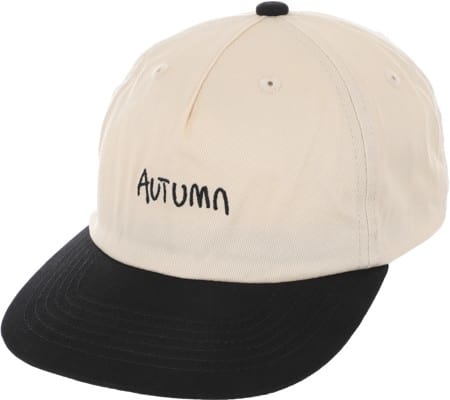 Autumn Two Tone Twill Snapback Hat - eggshell - view large