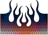 Souvenir FlameTec Nose Decal Sticker