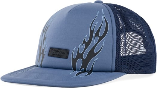 Souvenir FlameTec Flame Trucker Hat - blue - view large