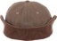 Autumn Washed Canvas Flap Cap Strapback Hat - light brown - alternate reverse