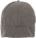 Autumn Washed Canvas Flap Cap Strapback Hat - pebble - reverse