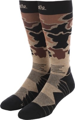 Autumn Service Snowboard Socks - duck camo sand - view large