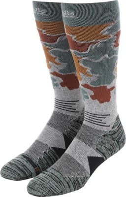 Autumn Service Snowboard Socks - duck camo grey - view large