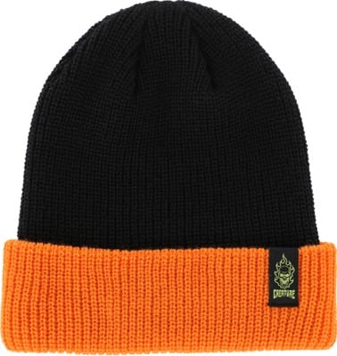 Creature Bonehead Label Beanie - black/orange - view large