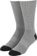 Creature Logo 2-Pack Sock - black/grey heather - 1