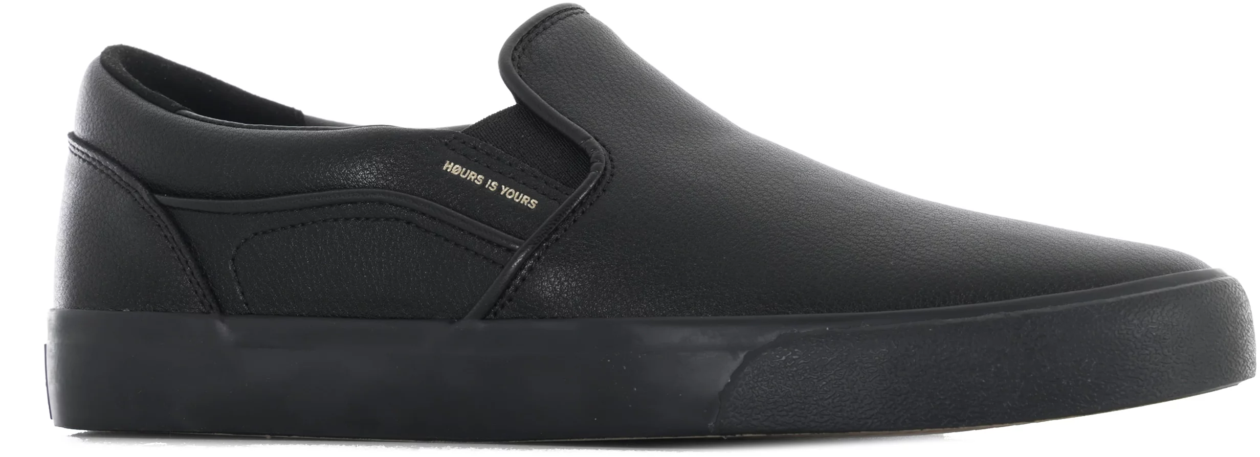 Hours Is Yours B1 Herman Slip-On Shoes - blackout leather | Tactics
