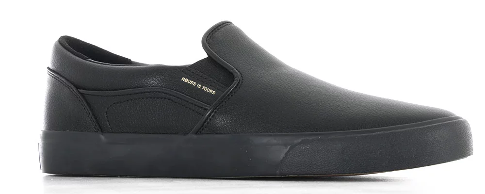 Hours Is Yours B1 Herman Slip-On Shoes - blackout leather | Tactics
