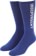 Independent Baseline 2-Pack Sock - white/navy - 1