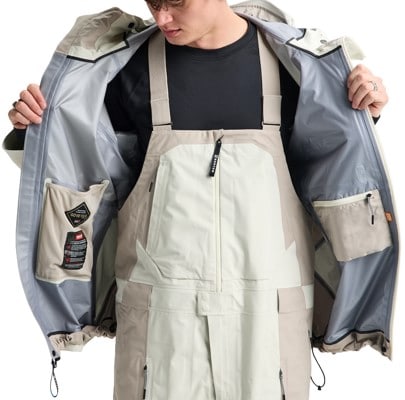 Burton AG Hardpack 3L GORE-TEX Jacket - bone white/stone grey