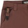 Independent Built To Grind Utility Pants - chocolate - front detail