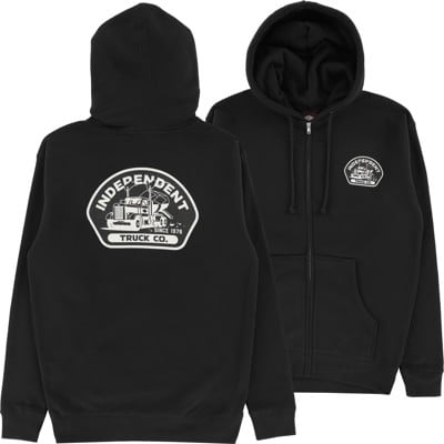 Independent Trucking Zip Hoodie - black - view large