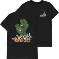 Santa Cruz Kendall Grid Hand T-Shirt - black