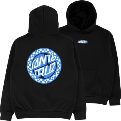 Santa Cruz Malba Crash Dot Embroidered Hoodie - black - view large