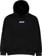 Santa Cruz Malba Crash Dot Embroidered Hoodie - black - front