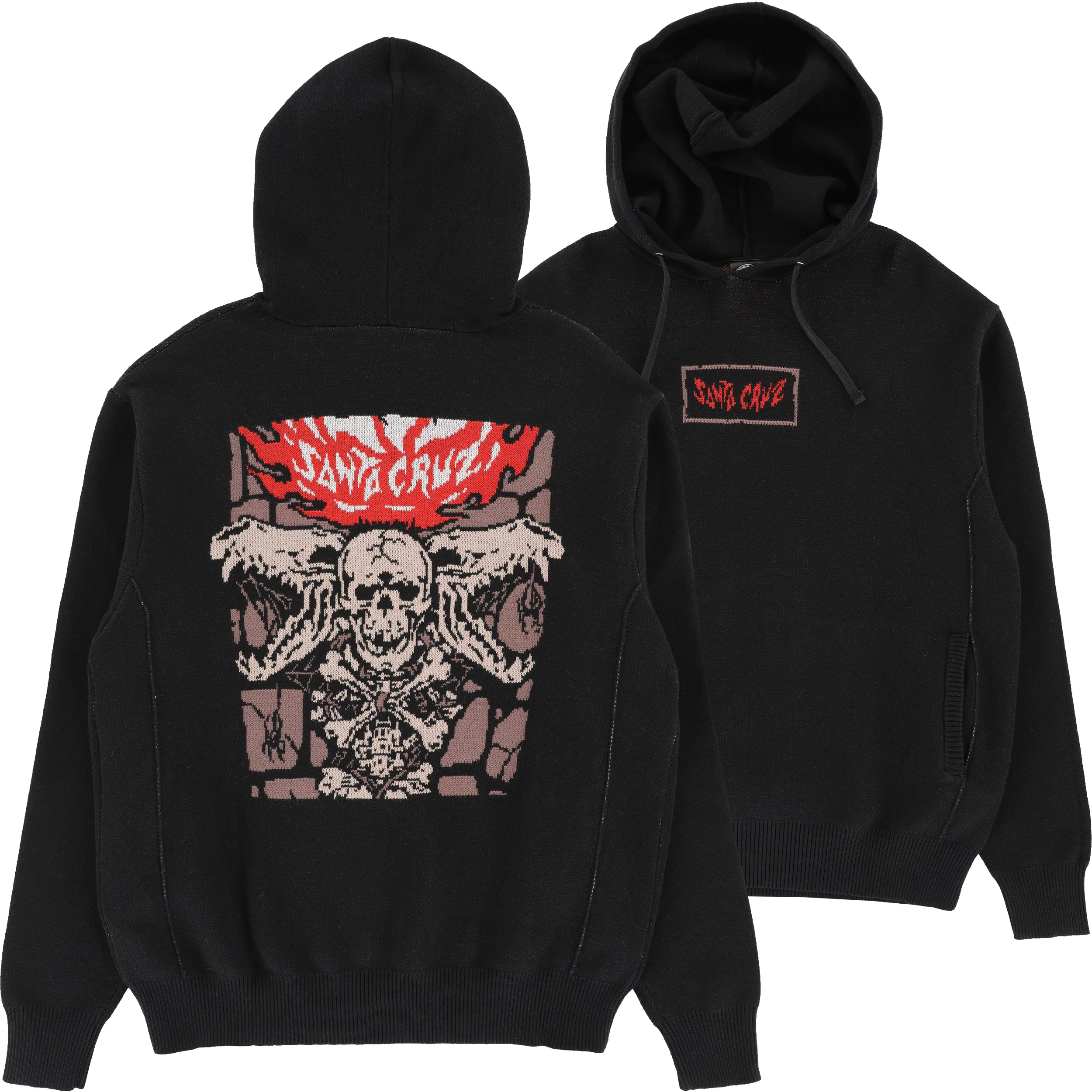 Santa Cruz Pace Torch Center Hooded Sweater - black | Tactics