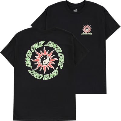 Santa Cruz Sol Spiral T-Shirt - black - view large