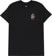 Santa Cruz Screaming Fire Oval T-Shirt - black - front