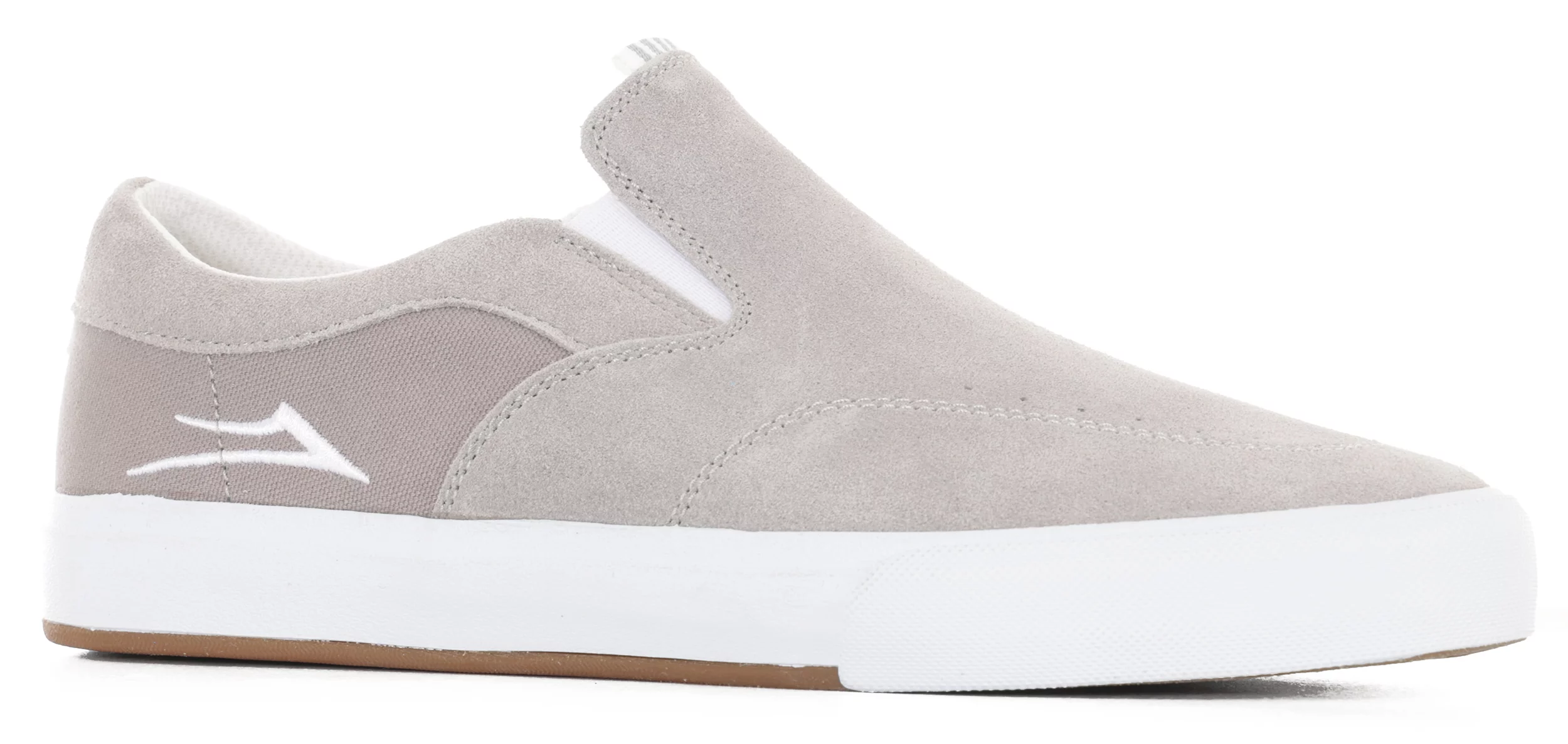 Lakai Owen VLK Slip-On Shoes - light grey suede | Tactics