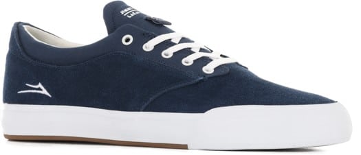 Lakai Wilkins Skate Shoes - navy suede - view large
