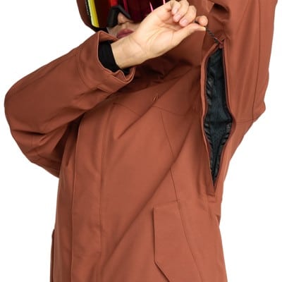 Giacca Da Sci VOLCOM Shadow Ins Jacket Nera - Unisex, Calda E Tecnica Per Lo Snowboard E Lo Sci