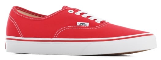 Vans Authentic Skate Shoes - red - view large