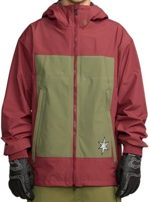 Volcom Arthur 3L Jacket - burnt red - view large