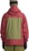 Volcom Arthur 3L Jacket - burnt red - reverse