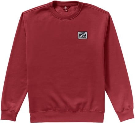 Volcom Hydro Crew Sweatshirt - burnt red - view large