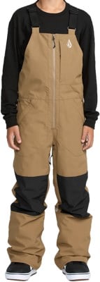 Volcom Kids Barkley Insulated Bib Overall Pants - bronze - view large
