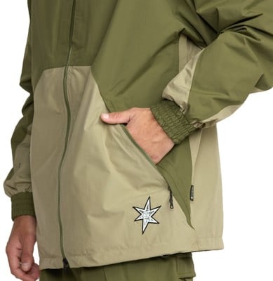 Volcom フード付きジャケット オリーブ Volcom Longo GORE-TEX Jacket - dark olive | Tactics