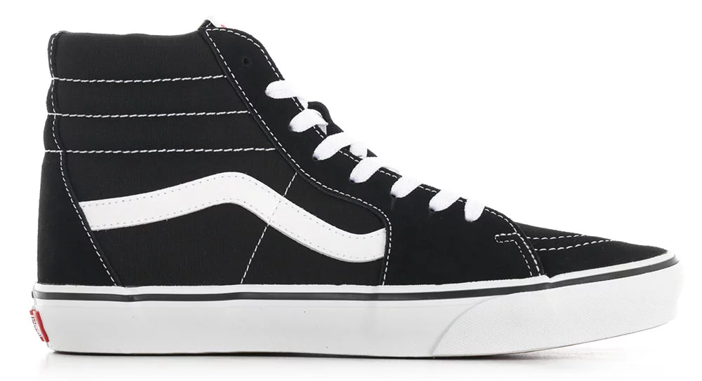 Vans Sk8-Hi Shoes - black/black/white | Tactics display picture 2