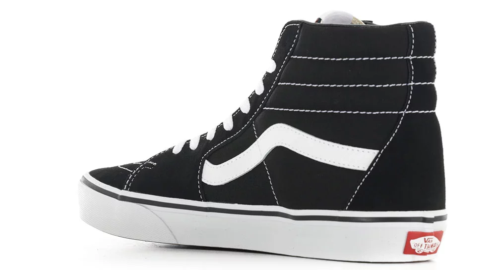 Vans Sk8-Hi Shoes - black/black/white | Tactics