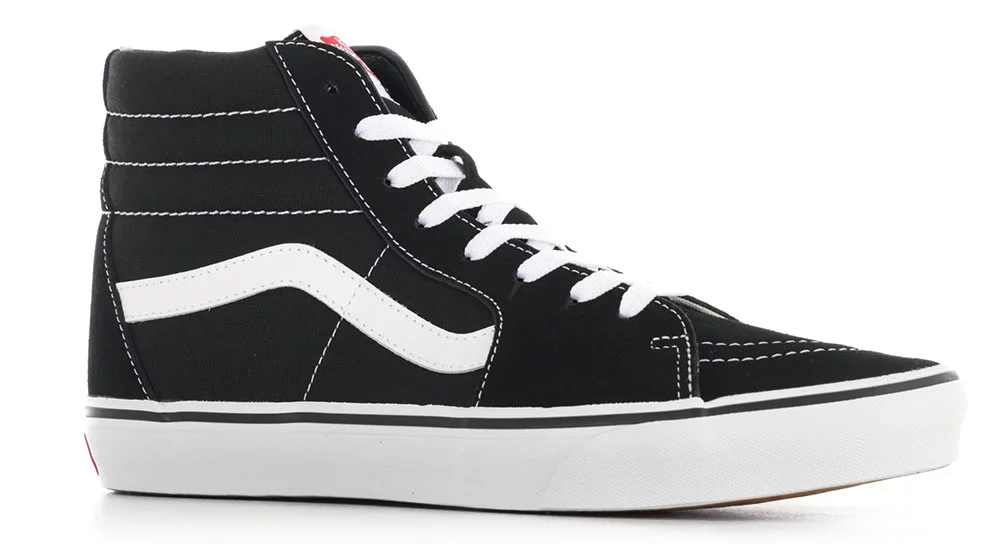 Vans Sk8-Hi Shoes - black/black/white | Tactics display picture 3
