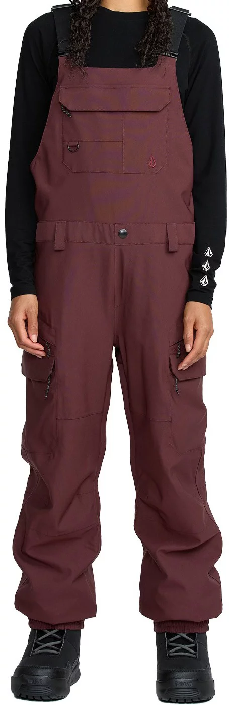 Volcom Women's Creston 3D Stretch Bib Overall Insulated Pants