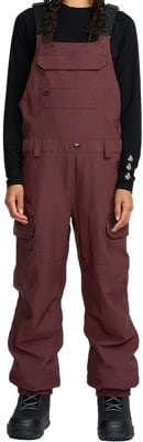 Volcom Women's Creston 3D Stretch Bib Overall Insulated Pants - oxblood - view large