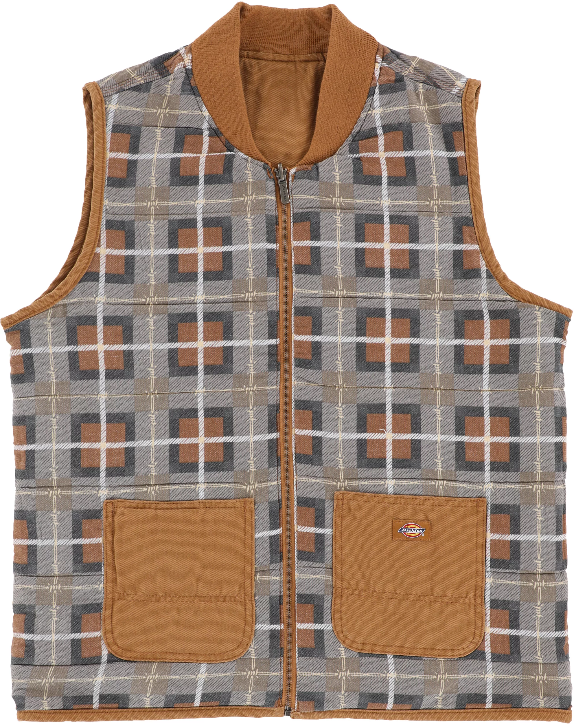 Dickies Thrasher X Dickies Vest Jacket - brown duck | Tactics