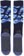 Burton Women's Performance Midweight Snowboard Socks - jake blue camo - reverse