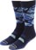 Burton Women's Performance Midweight Snowboard Socks - jake blue camo