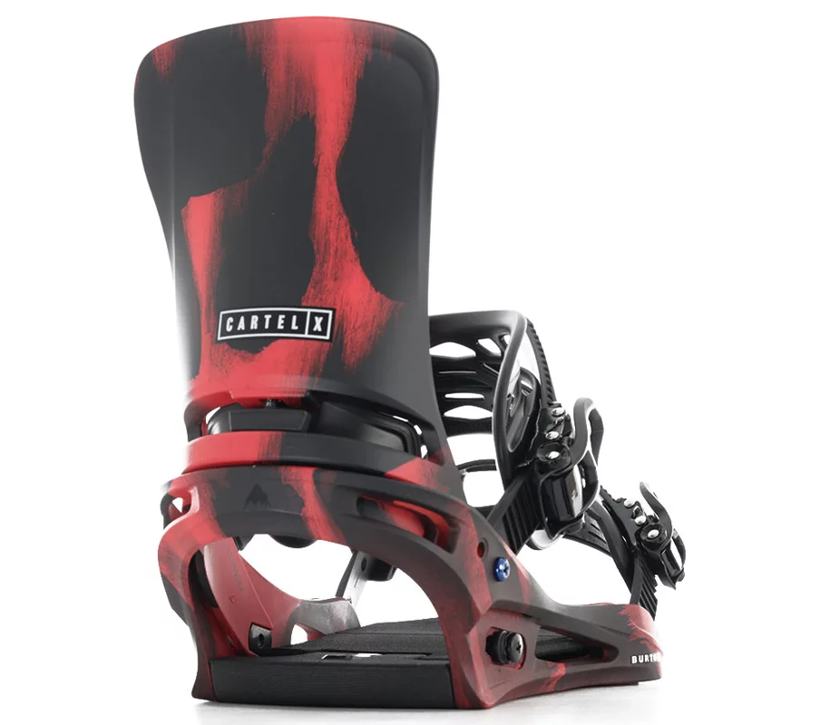 Burton Cartel X Snowboard Bindings 2026 - black/red | Tactics