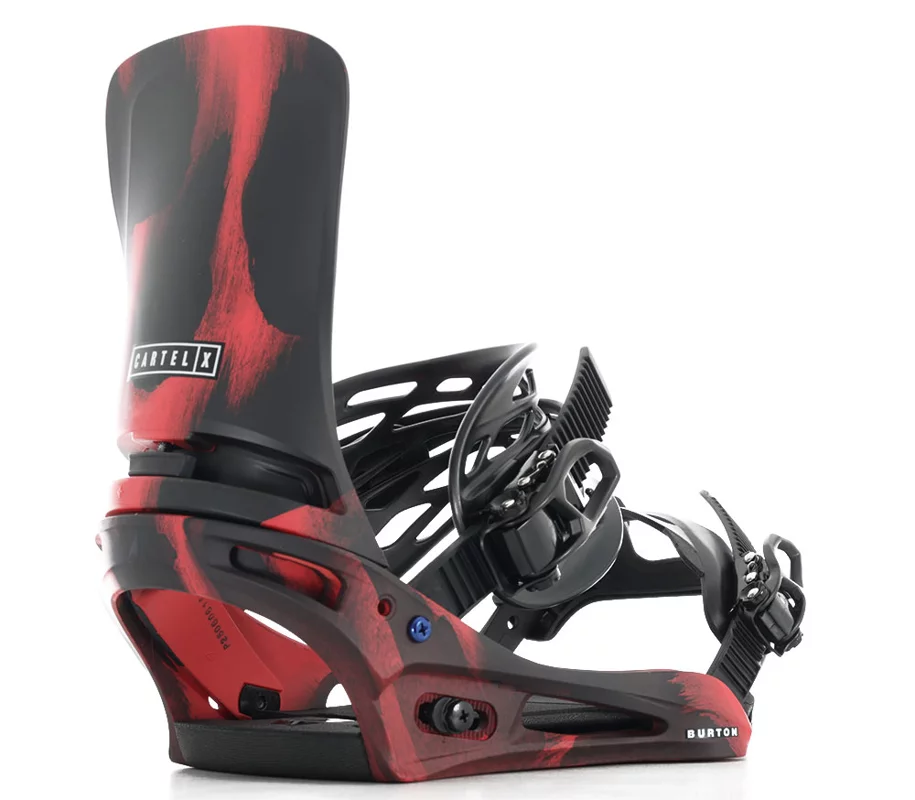 Burton Cartel X Snowboard Bindings 2026 - black/red | Tactics