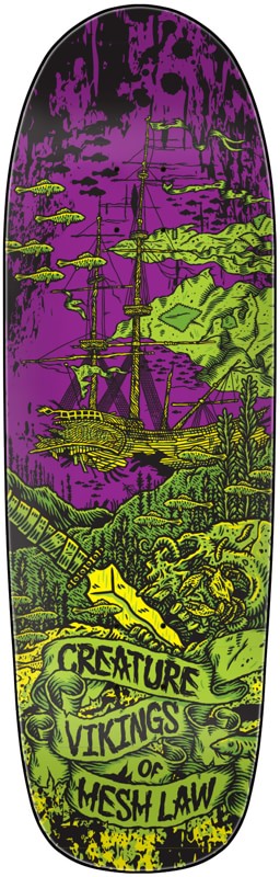 Vikings Of Hesh Law XX 9.55 Skateboard Deck