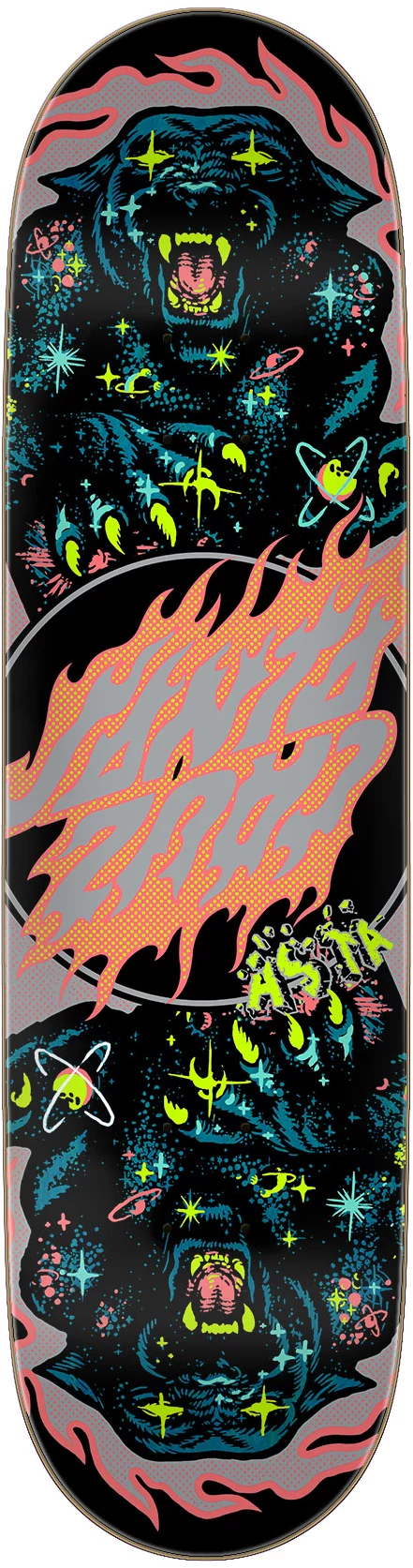 コスタ・ボダ アーティストコレクション ギャラクシー ミニベース　２個セット Santa Cruz Asta Cosmic 8.2 Twin Shape Skateboard Deck | Tactics