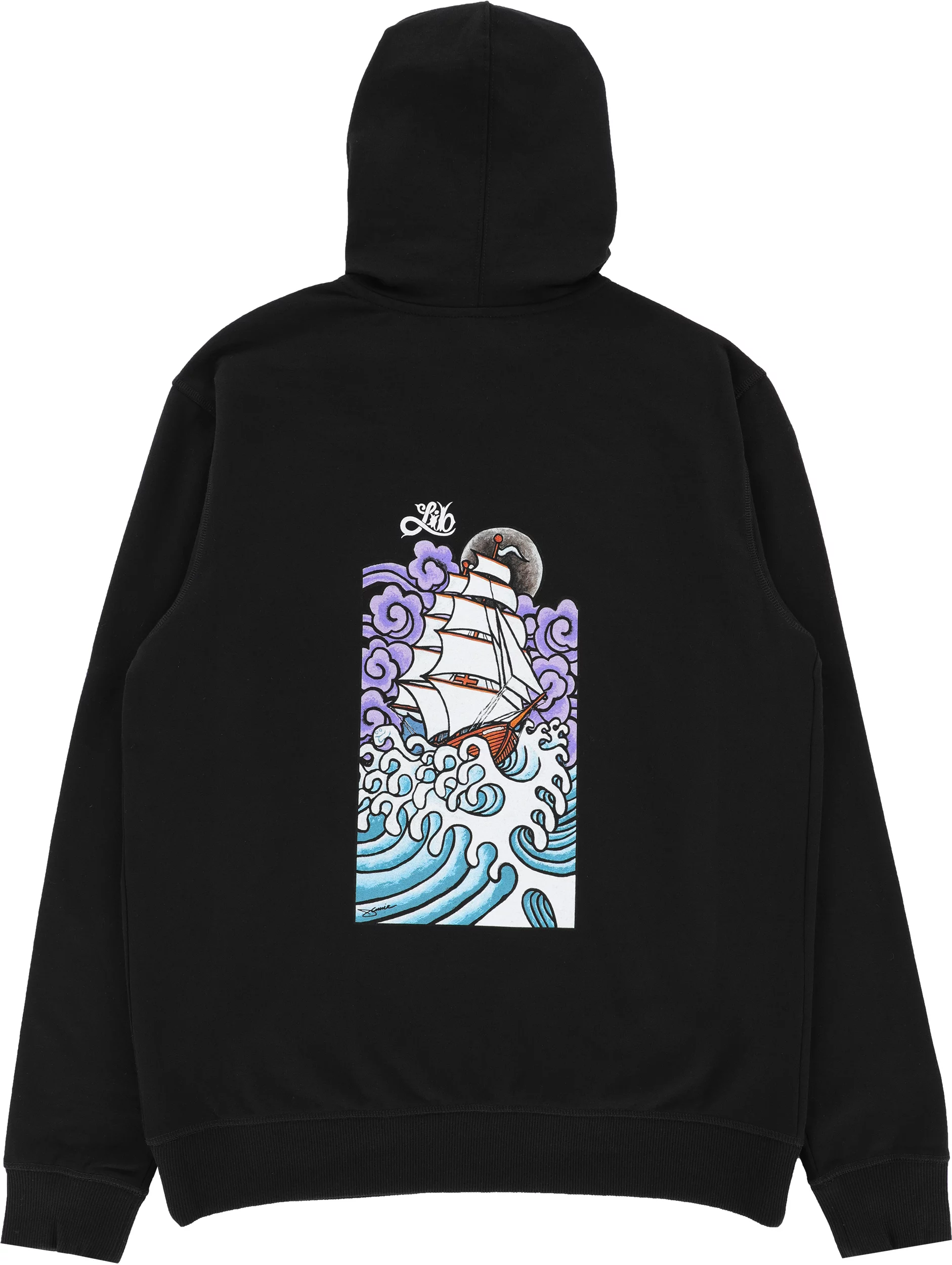 Lib Tech Jamie Lynn Ship 30Yr Zip Hoodie - black | Tactics