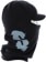 Souvenir Knit Visor Face Mask - black - alternate side