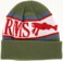 Salmon Arms Jacquard Toque Beanie - green - reverse