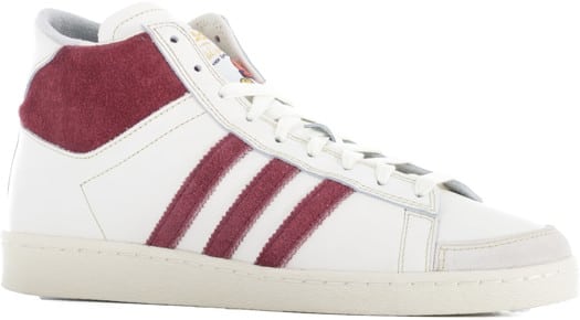 Adidas Jabbar Hi Skate Shoes - (mark gonzales) alumina/chalk white/shadow red - view large