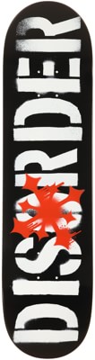 Disorder Stencil Logo 8.12 Skateboard Deck - view large
