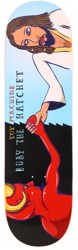 Toy Machine Bury The Hatchet 9.0 Symmetrical Shape Skateboard Deck