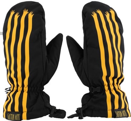 Salmon Arms Classic Mitts - stripes / killer stee - view large