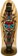Powell Peralta Steve Saiz Totem 10.0 Skateboard Deck - gold foil